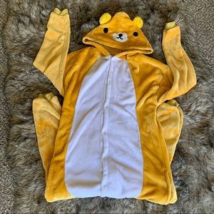 Bear Adult Onesie with Hoodie and Pockets